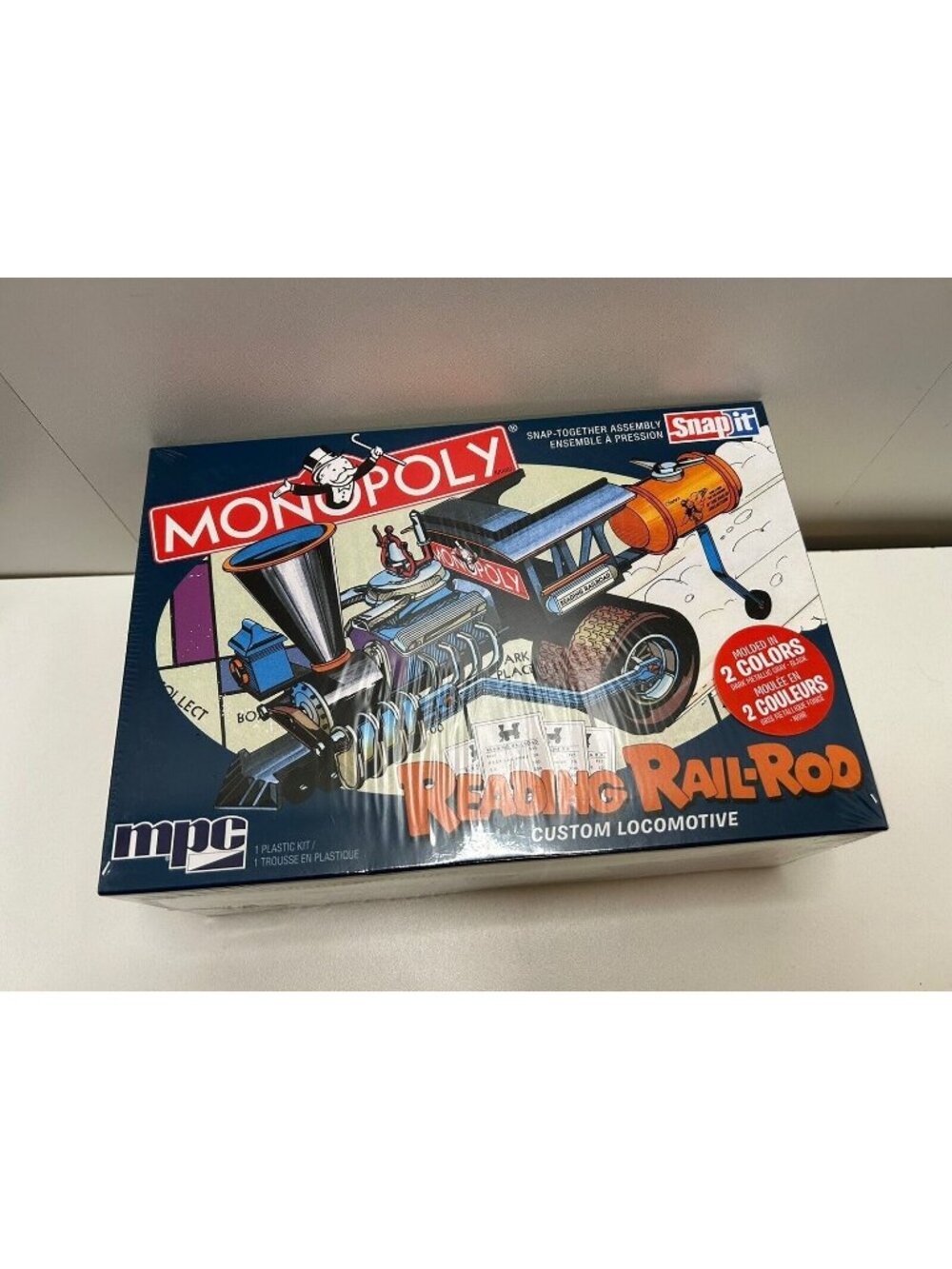 MPC 1/25 Monopoly Reading Rail Rod Custom Loco SNAP MPC945M Plastic Model Kit